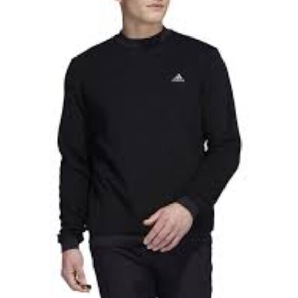 adidas Tops - Adidas Black Golf Core Crewneck Sweatshirt